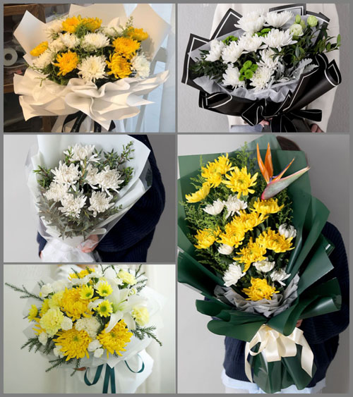 山东滨州滨城区秦皇台乡西石营村白事花束代送